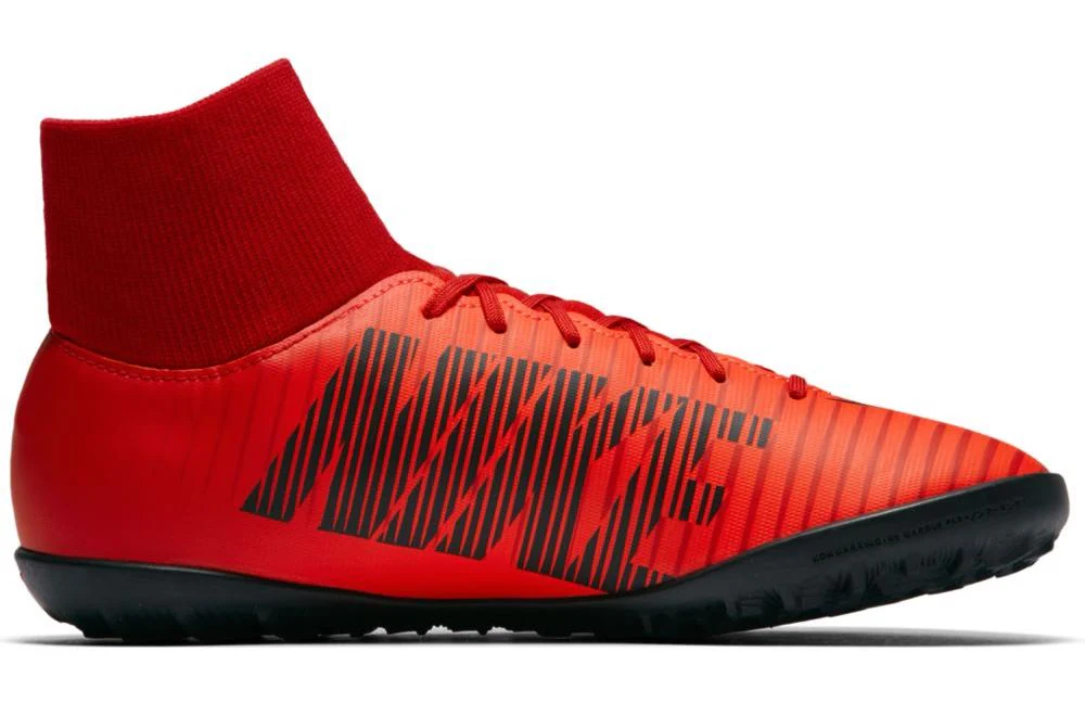 Nike Junior MercurialX Victory 6 DF TF Red/Black - Image 2