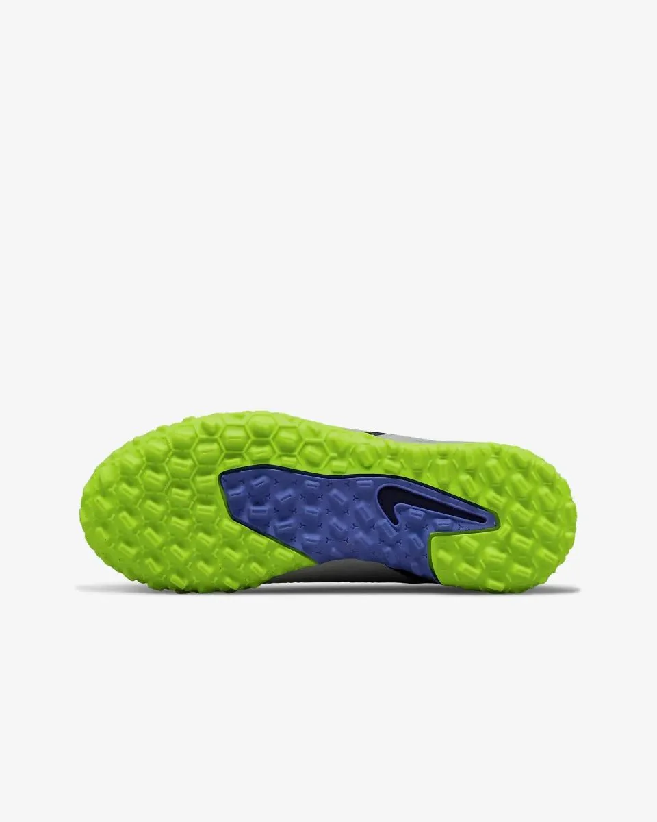 Nike Junior Phantom Gt2 Academy  DF TF - Sapphire-Volt-Grey - Image 5