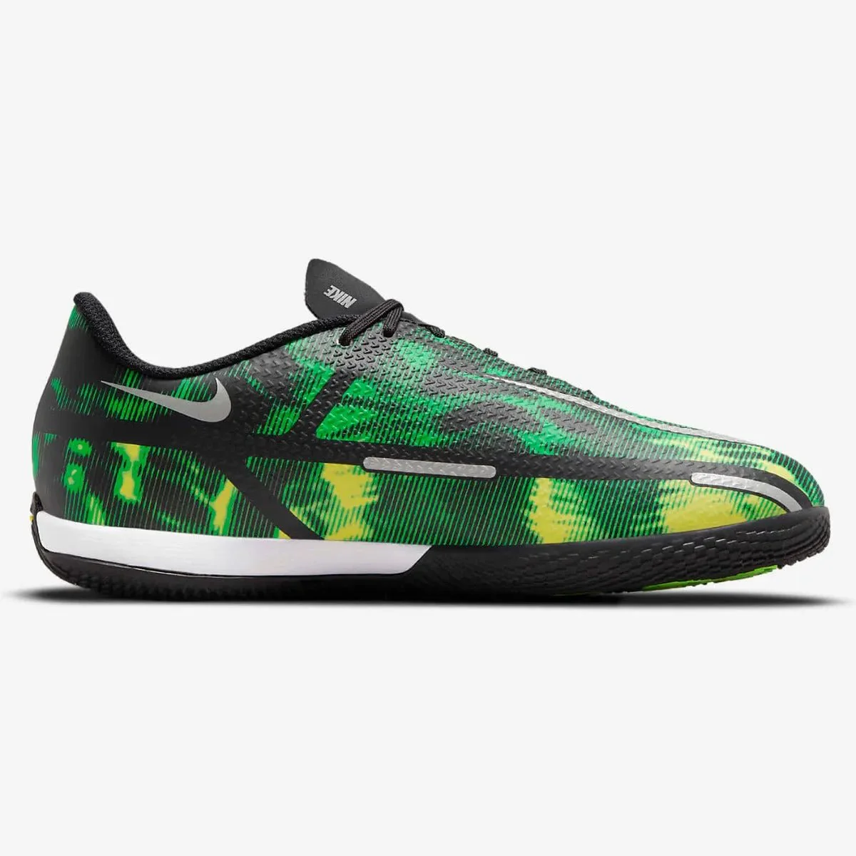 Nike Junior Phantom GT2 Academy SW IC - Black-Green Strike - Image 2