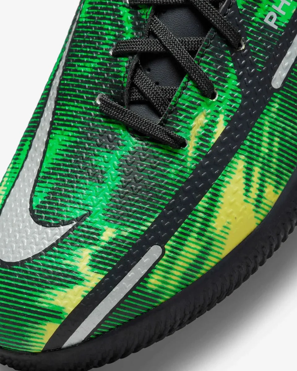 Nike Junior Phantom GT2 Academy SW IC - Black-Green Strike - Image 7