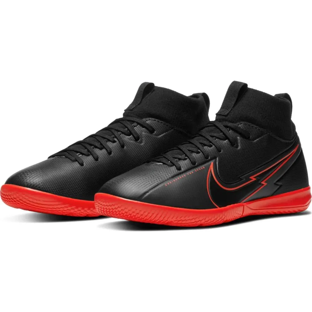 Nike JR Superfly 7 Academy IC - Black-Red - Image 3