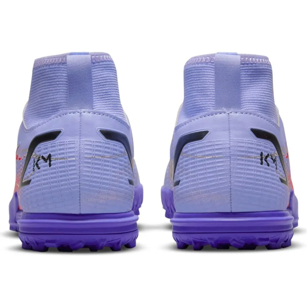 Nike Junior Superfly 8 Academy KM TF - Light Thistle-Bright Crimson - Image 6