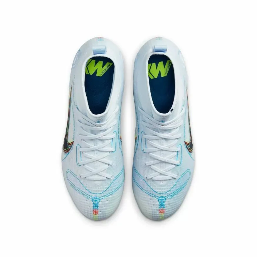 Nike Junior Superfly 8 Pro FG - Grey-Blue - Image 4