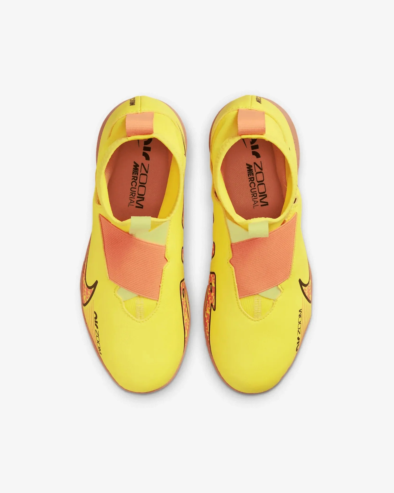Nike Junior Zoom Superfly 9 Academy Indoor Shoes Yellow Strike - Image 4