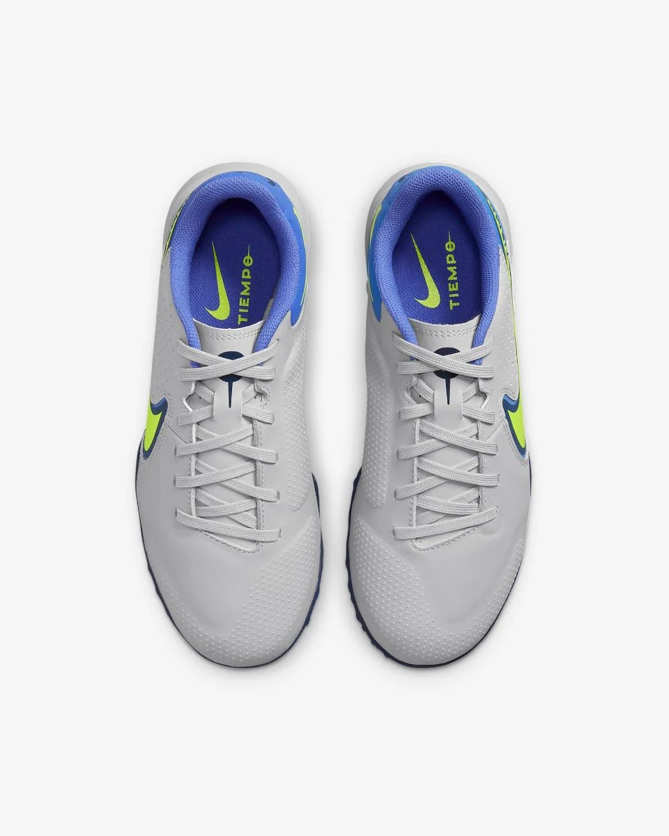 Nike Kids Legend 9 Academy Turf - Grey-Volt-Saphire - Image 4