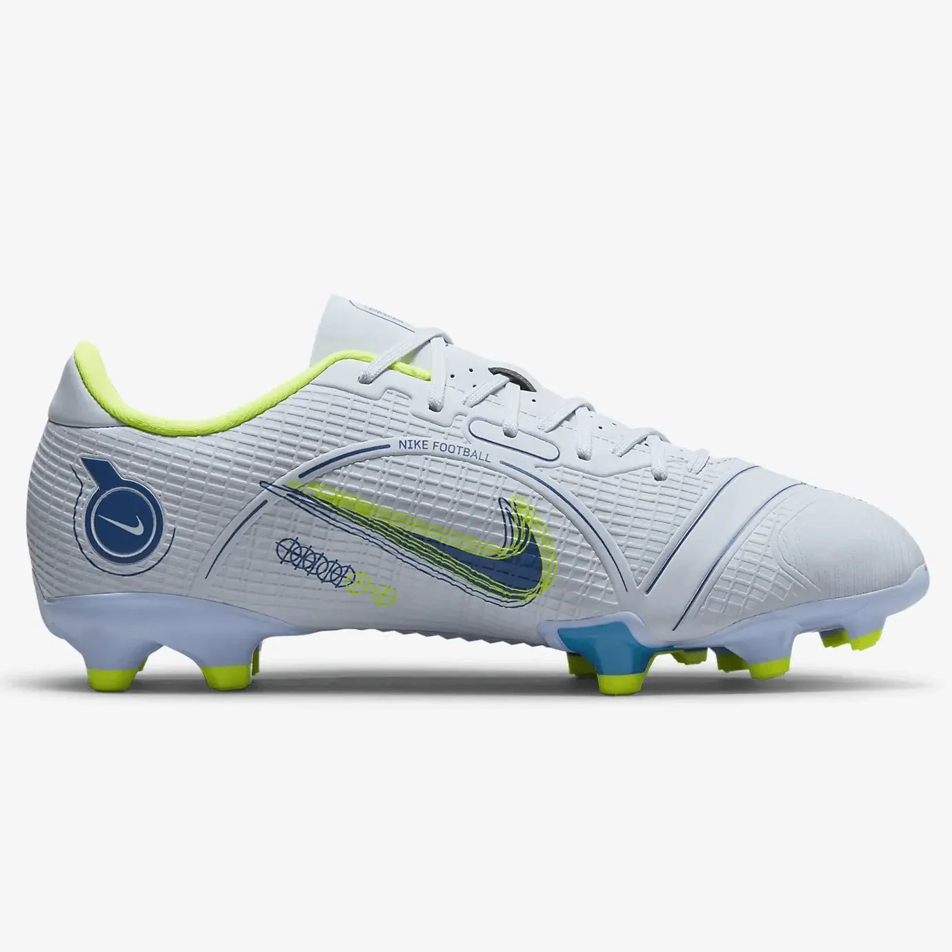 Nike Kids Mercurial Vapor 14 Academy FG-MG - Grey-Blue - Image 2