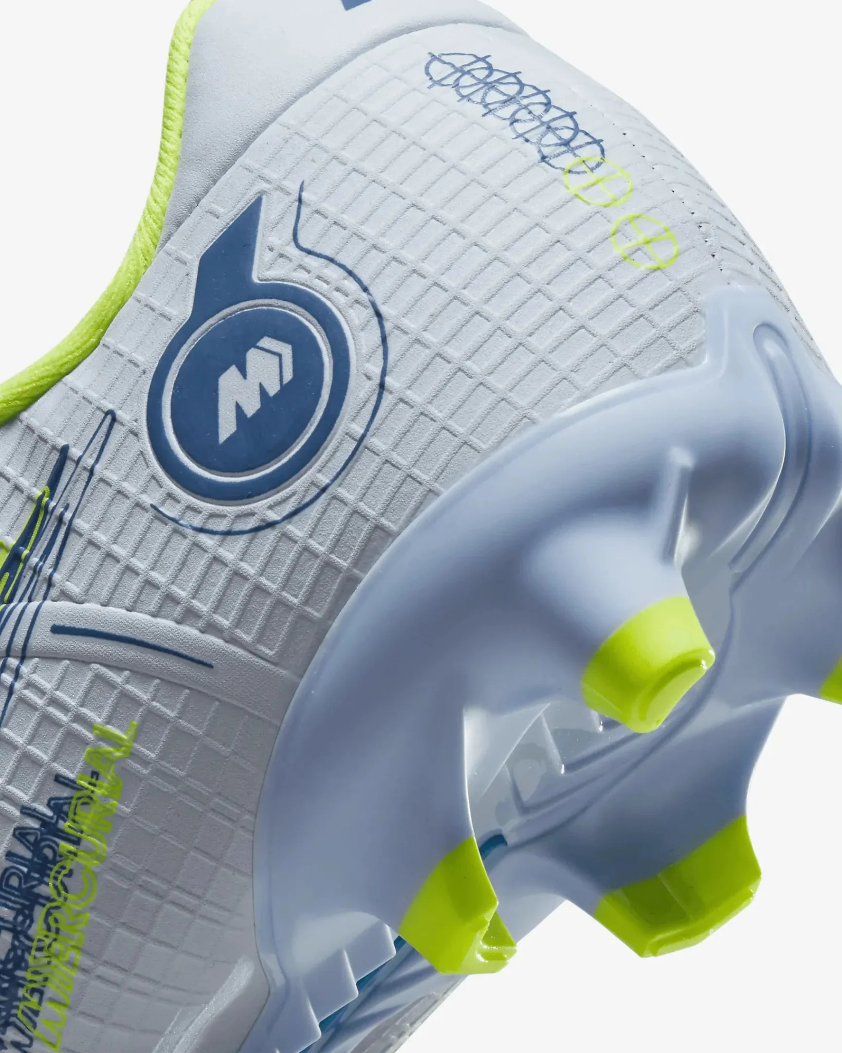 Nike Kids Mercurial Vapor 14 Academy FG-MG - Grey-Blue - Image 9