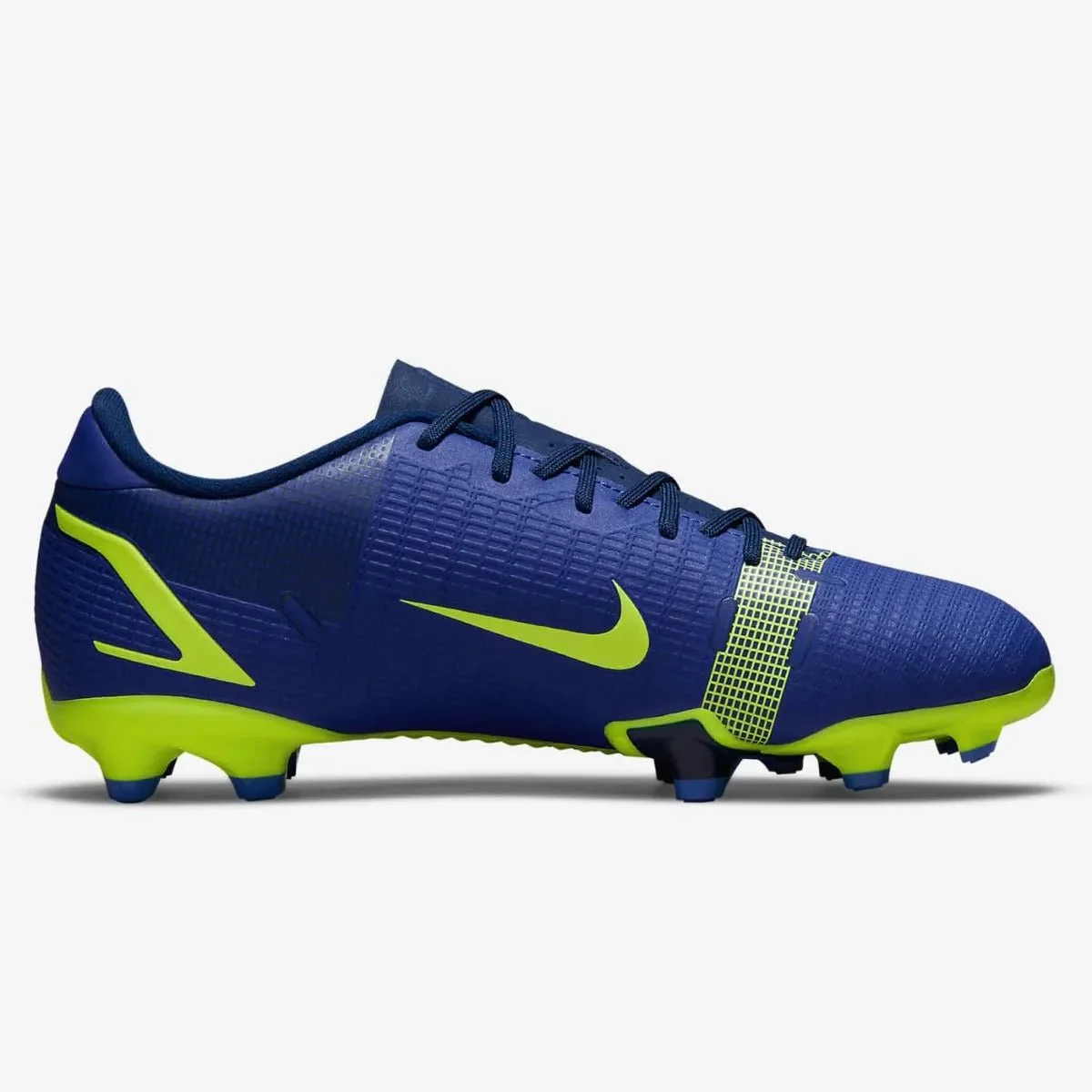 Nike Kids Vapor 14 Academy FG-MG - Lapis-Volt-Blue Void - Image 2