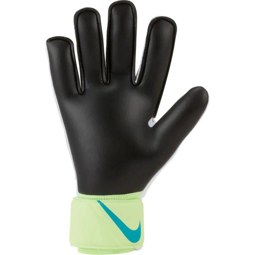 Nike Match Goalkeeper Gloves - Lime Glow-Aquamarine - Image 2