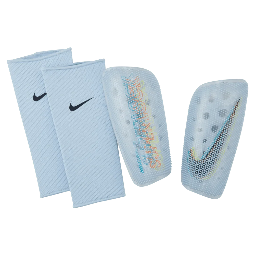 Nike Mercurial Lite Superlock Shin Guard - Light Marine-Blackened Blue