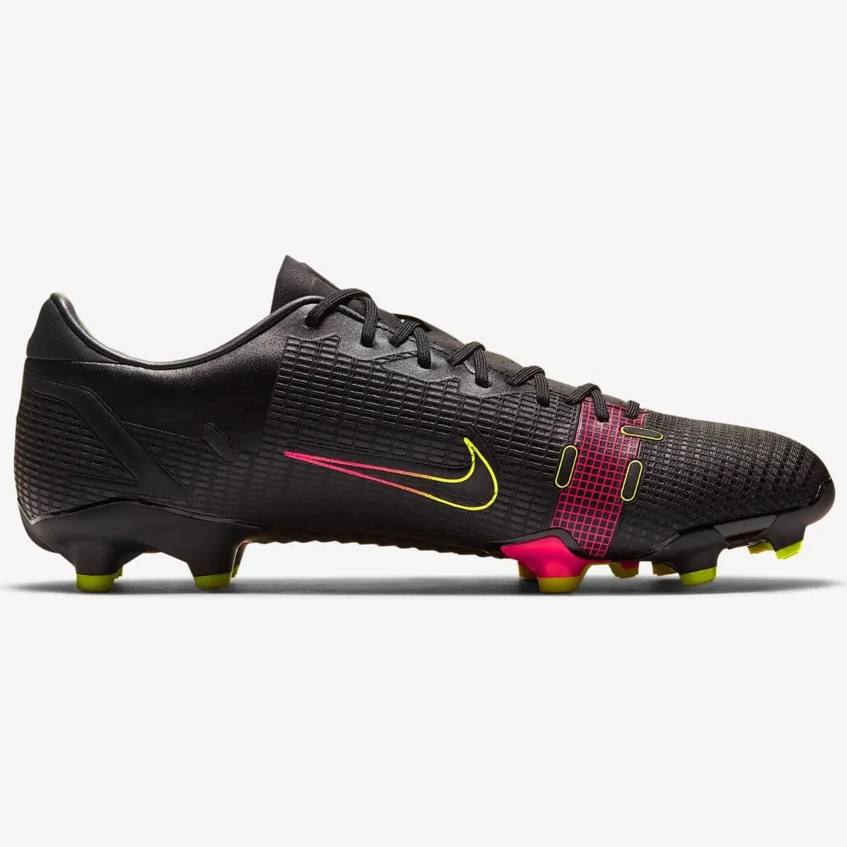 Nike Mercurial Vapor 14 Academy FG-MG - Black-Volt-Crimson - Image 2