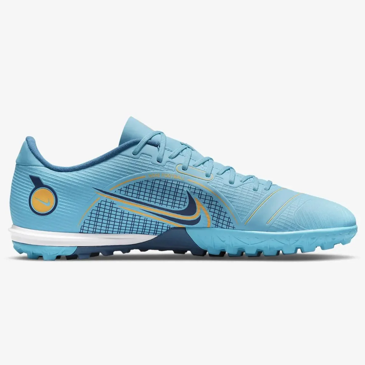 Nike Mercurial Vapor 14 Academy Turf - Chlorine Blue-Laser Orange - Image 2