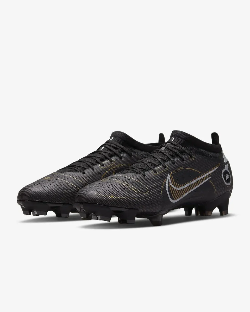Nike Mercurial Vapor 14 Pro FG - Black-Gold-Silver - Image 3