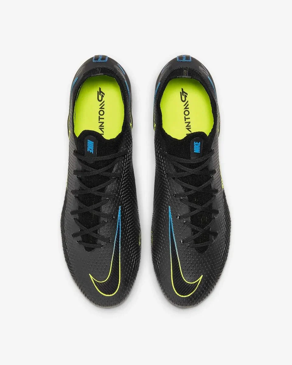 Nike Phantom GT Elite FG - Black-Blue-Yellow - Image 4