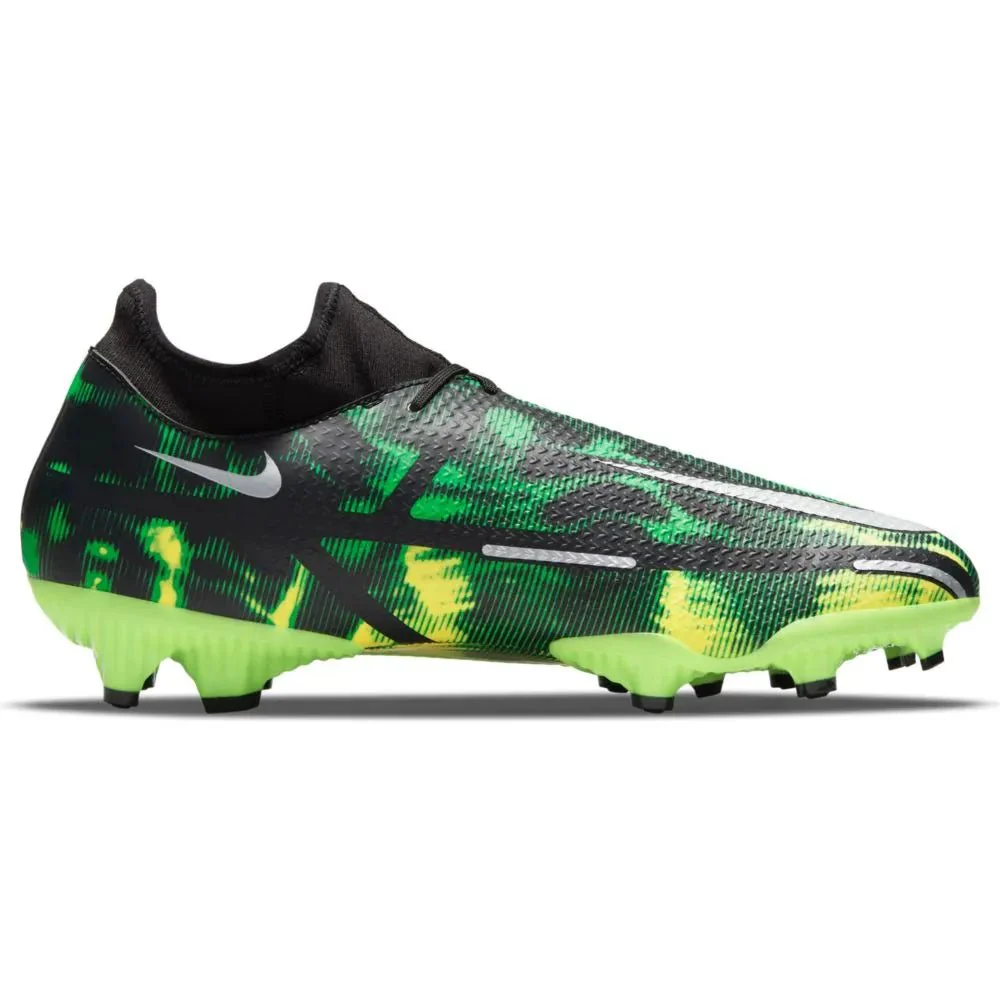 Nike Phantom GT2 Academy DF SW FG-MG - Black-Green Strike - Image 2