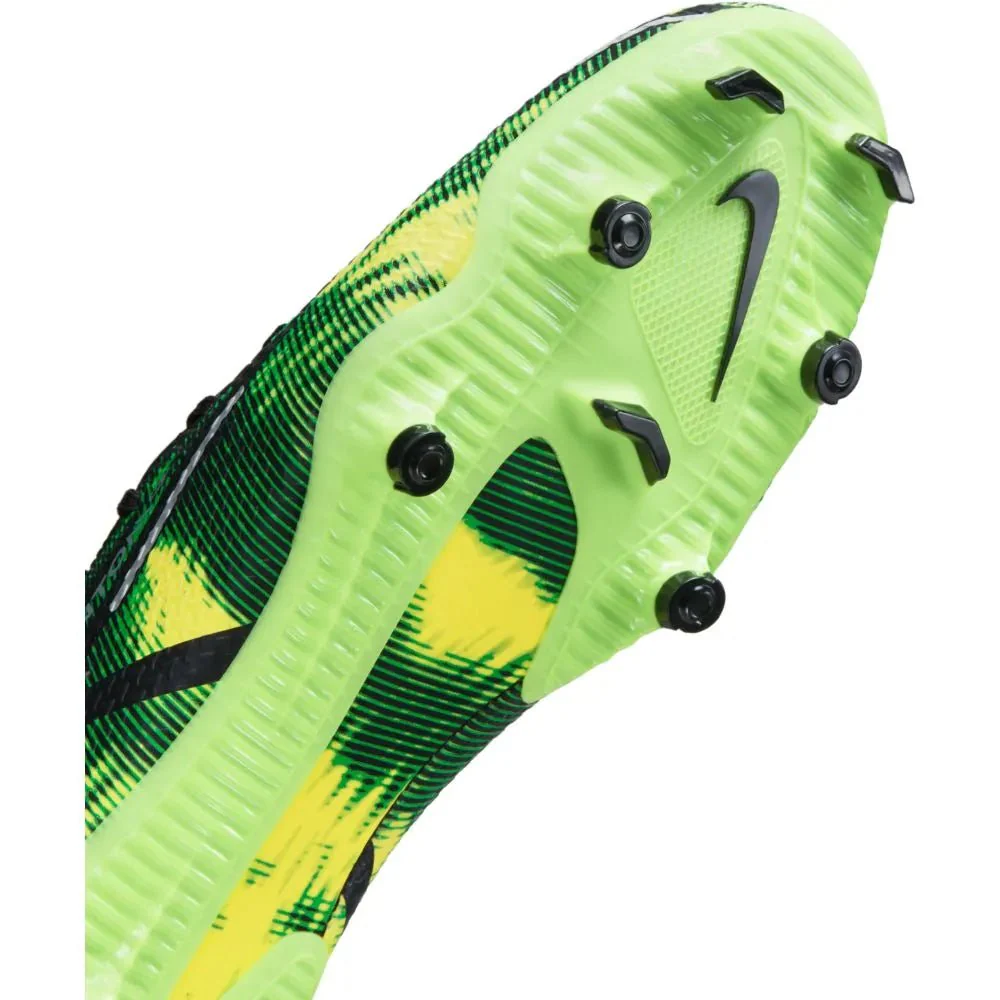 Nike Phantom GT2 Academy DF SW FG-MG - Black-Green Strike - Image 7