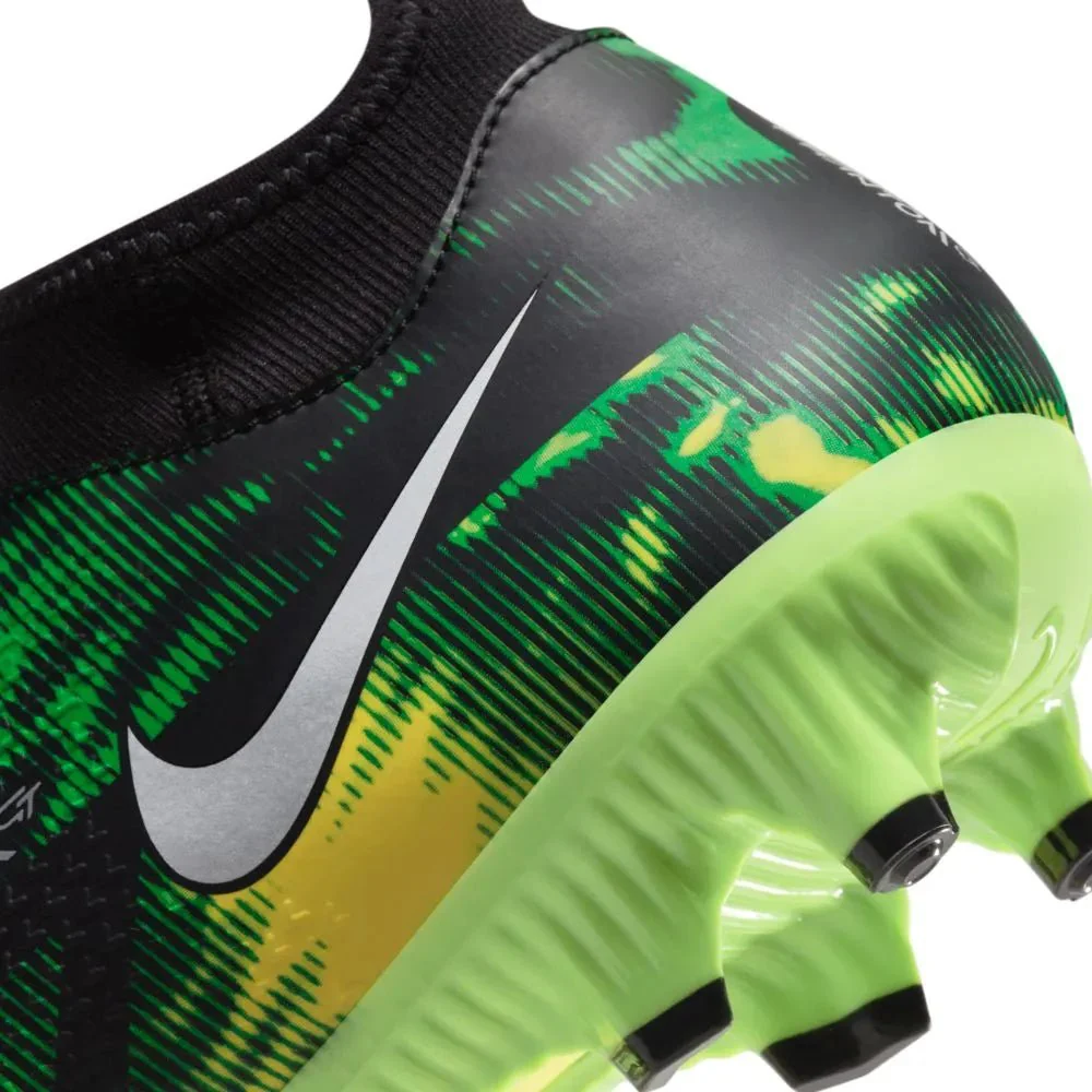 Nike Phantom GT2 Academy DF SW FG-MG - Black-Green Strike - Image 9
