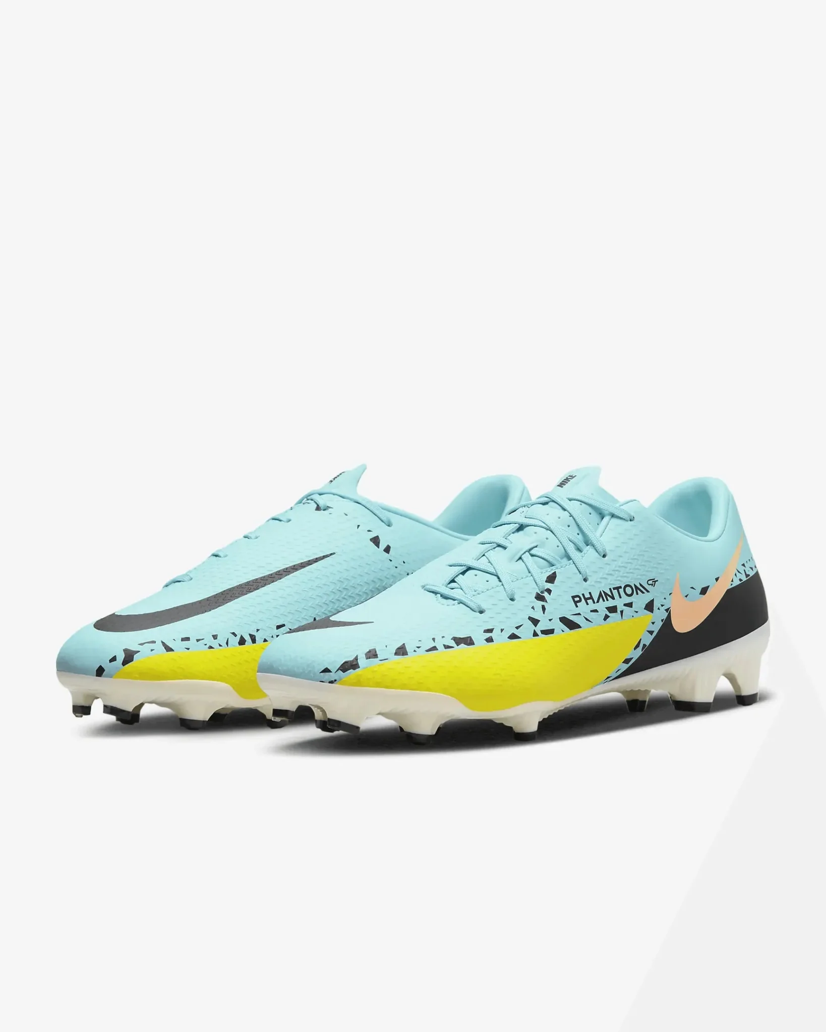 Nike Phantom GT2 Academy FG-MG - Glacier Ice-Black - Image 3