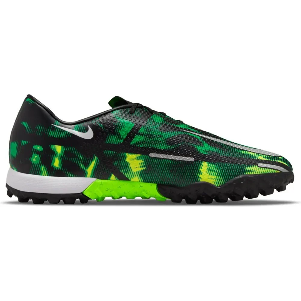 Nike Phantom GT2 Academy SW TF - Black-Green Strike - Image 2