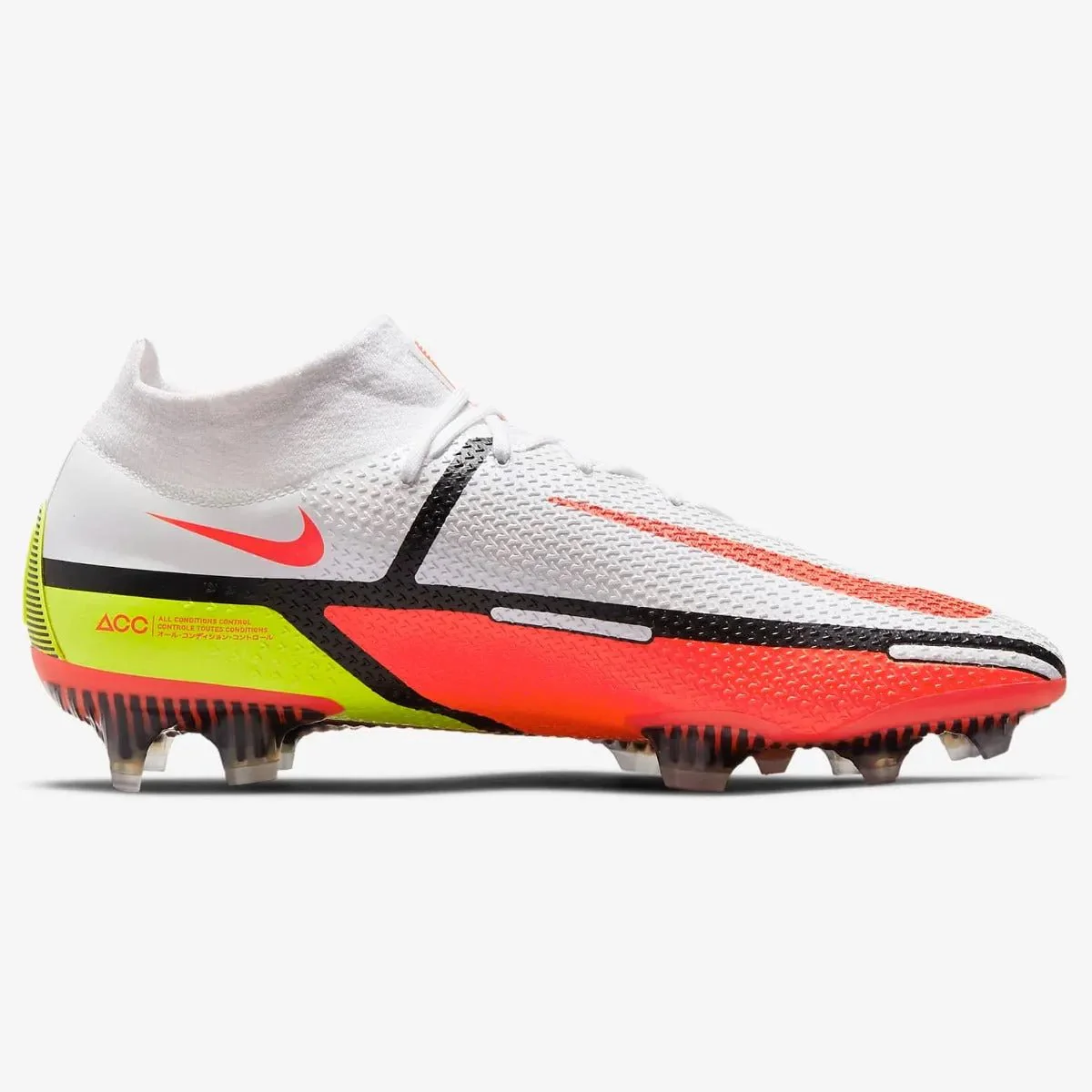 Nike Phantom GT2 DF FG - White-Crimson-Black - Image 2