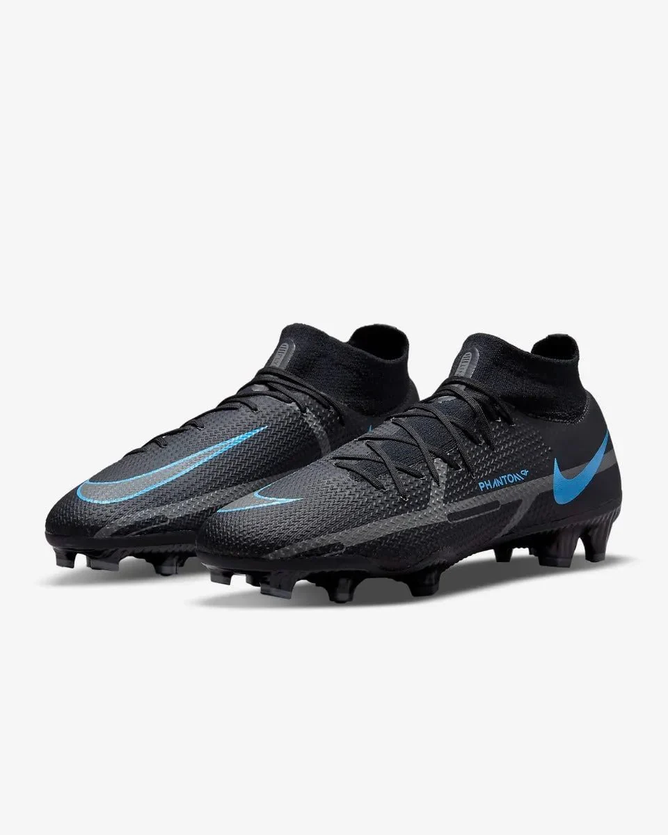 Nike Phantom GT2 PRO DF FG - Black-Blue - Image 3