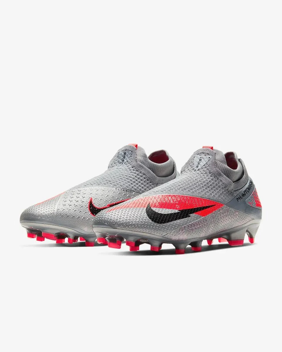 Nike Phantom Vision 2 Elite DF FG - Grey-Red - Image 3