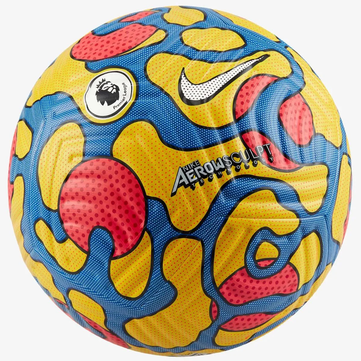 Nike Premier League Hi Vis Flight Ball - Yellow-Blue-Crimson - Image 2