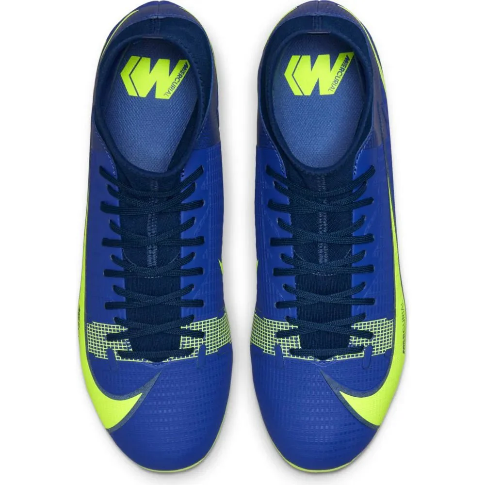 Nike Superfly 8 Academy FG-MG - Sapphire-Volt - Image 4