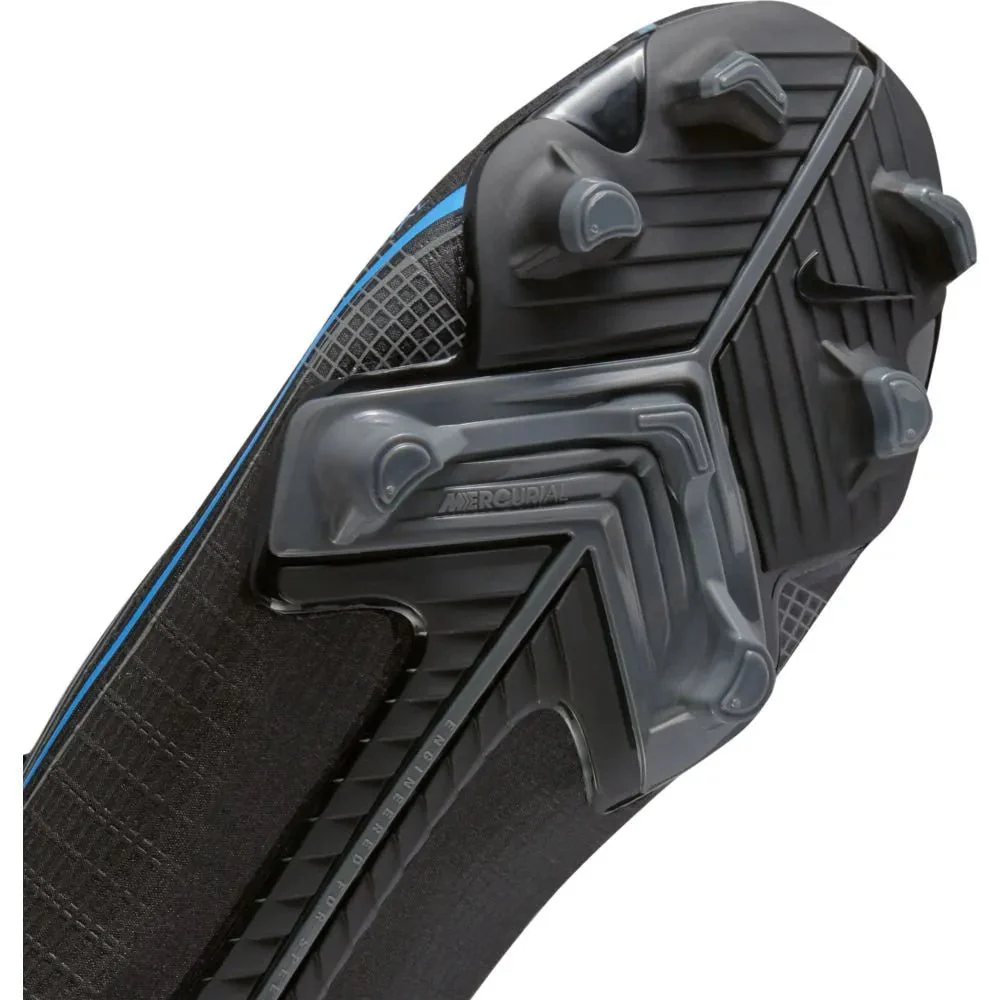 Nike Vapor 14 Academy FG-MG - Black-Blue - Image 5