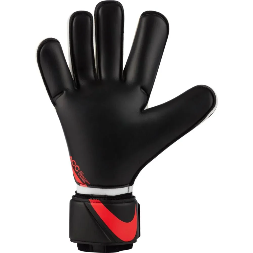 Nike Vapor Grip 3 Goalkeeper Gloves - White-Black-Crimson - Image 2