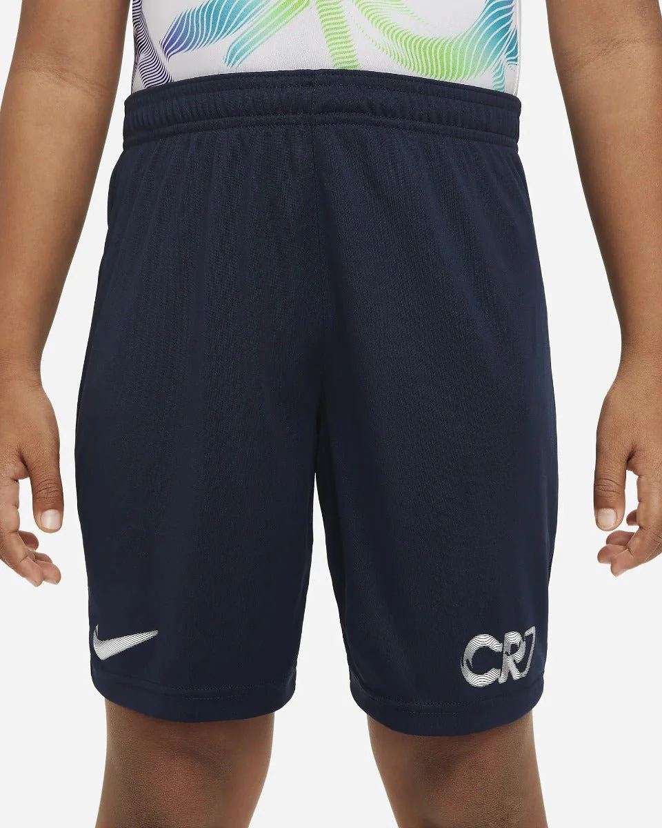 Nike Youth DF CR7 Knit Shorts - Obsidian-White - Image 2