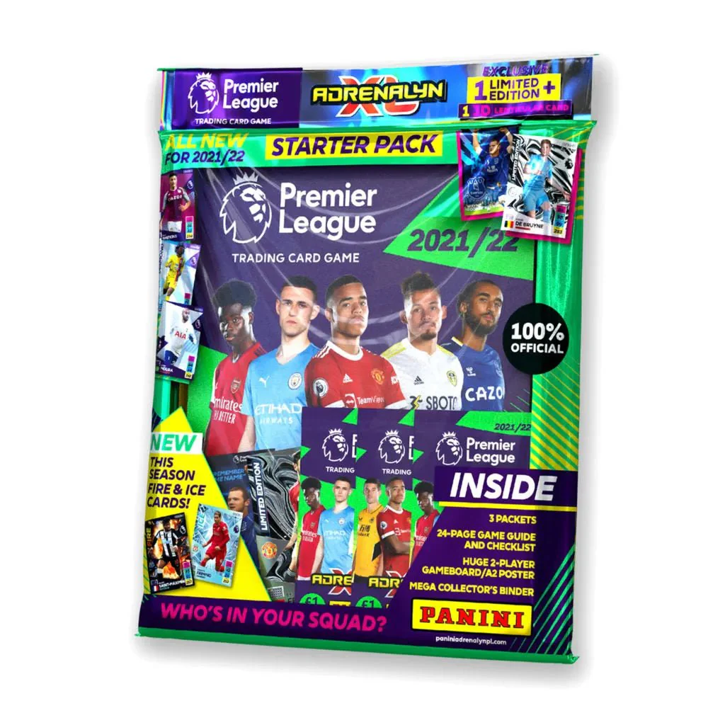 Panini 2021-22 Premier League Adrenalyn XL Cards Starter Pack
