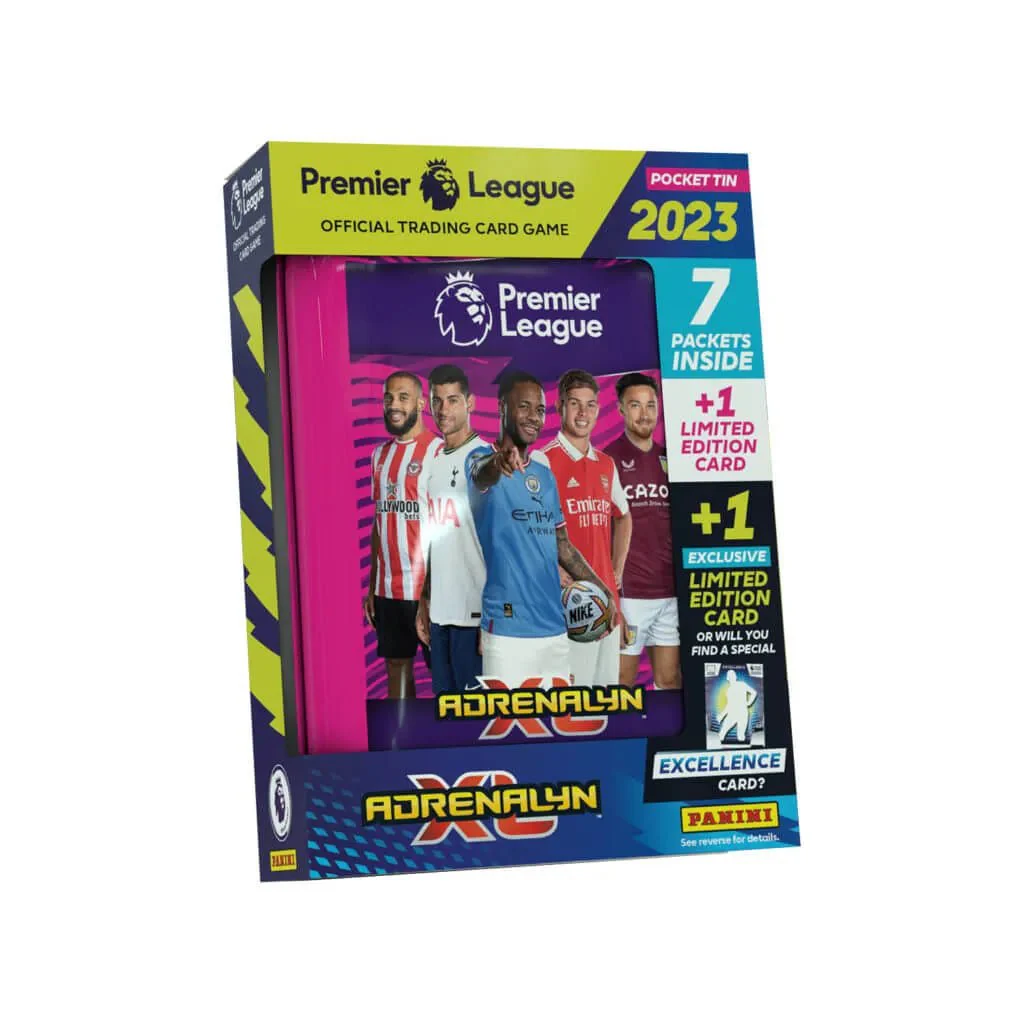 Panini 2022-23 Premier League Adrenalyn XL Cards POCKET TIN (44 Cards Each) - Image 4