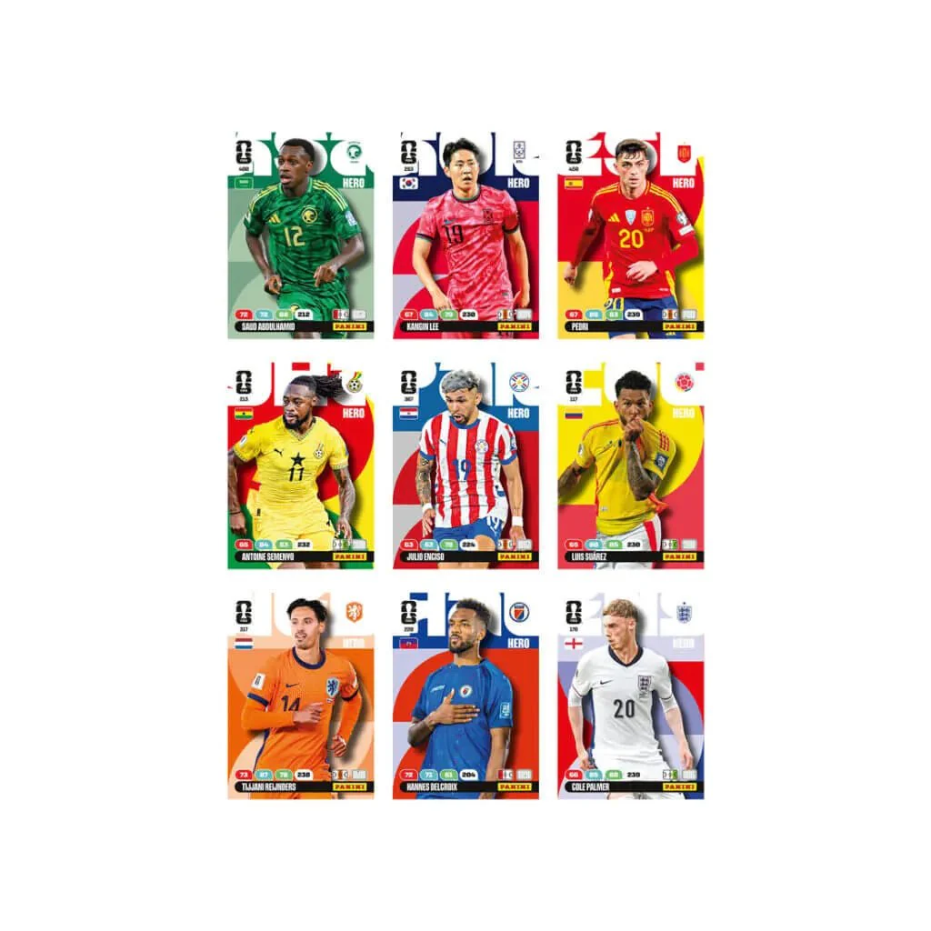 Panini 2026 Adrenalyn XL FIFA World Cup Cards Starter Pack (Album, 24 Cards + LE + Golden Baller) - Image 4