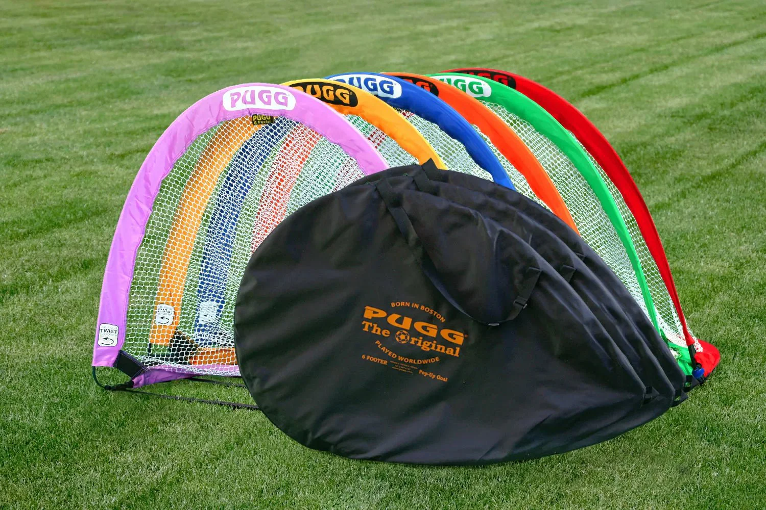 PUGG 6 Pack Pop-Up Goals (6 Footer)