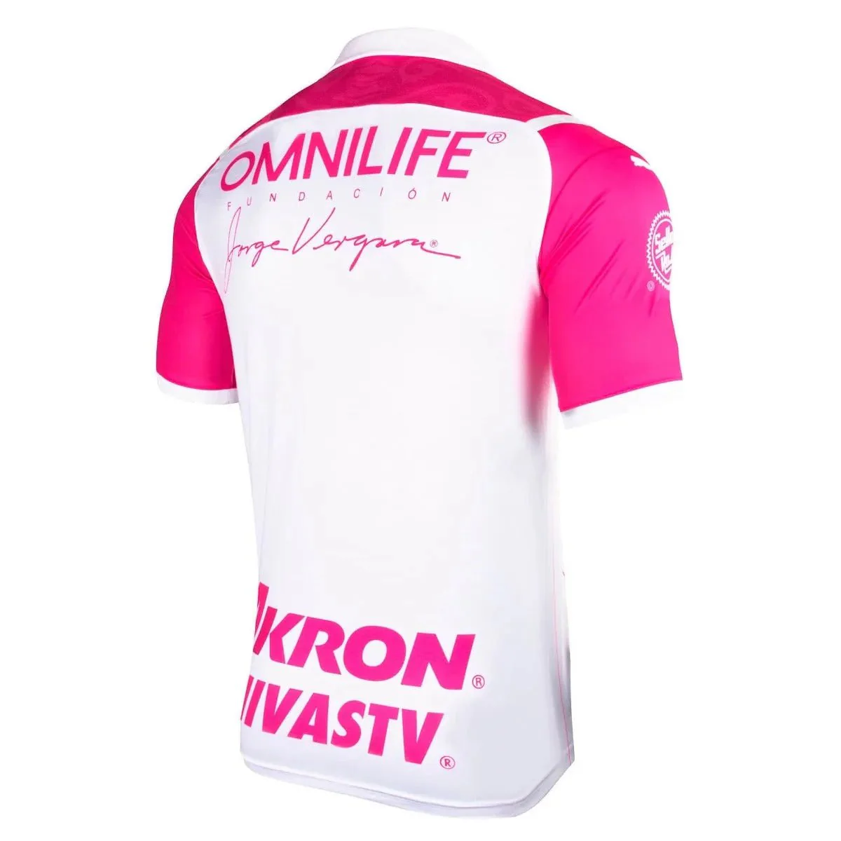 Puma 2021-22 Chivas Breast Cancer Awareness Jersey White-Pink - Image 2