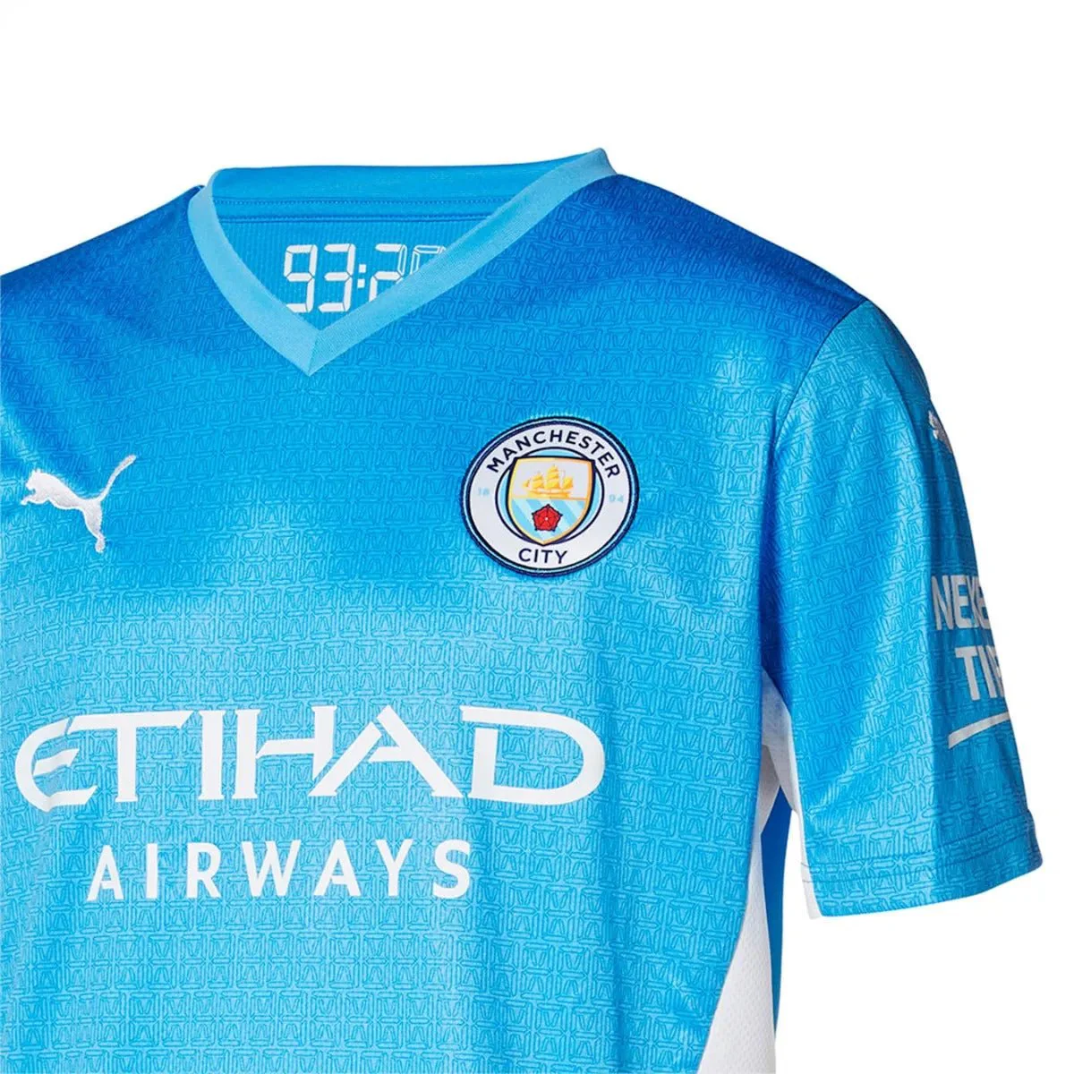 Puma 2021-22 Manchester City Home Jersey - Light Blue - Image 3