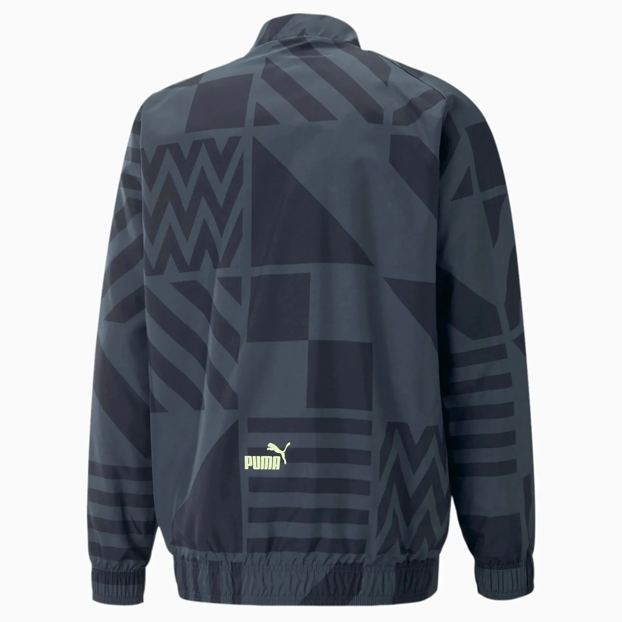 Puma 2022-23 Manchester City Pre-Match Jacket - Parisian-Fizzy Light - Image 2