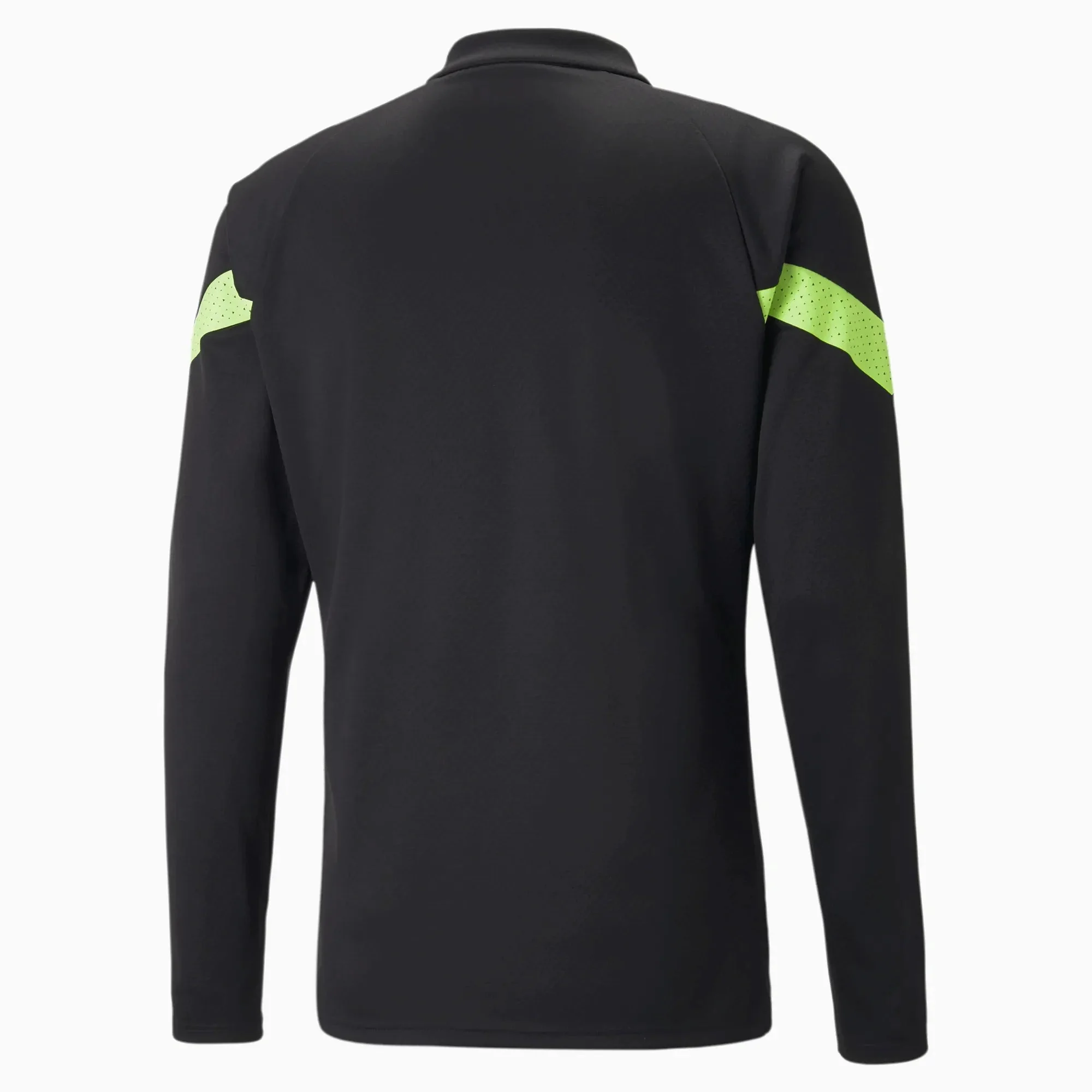 Puma 2022-23 Manchester City Quarter Zip Training Top - Puma Black-Fizzy Light - Image 2