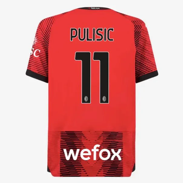 Puma 2023-24 AC Milan Men's Authentic Match Home Jersey - Image 2