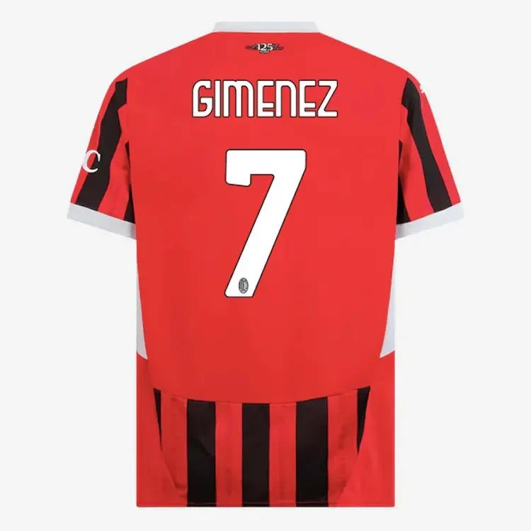 Puma 2024-25 AC Milan Men's Stadium Home Jersey - Image 6