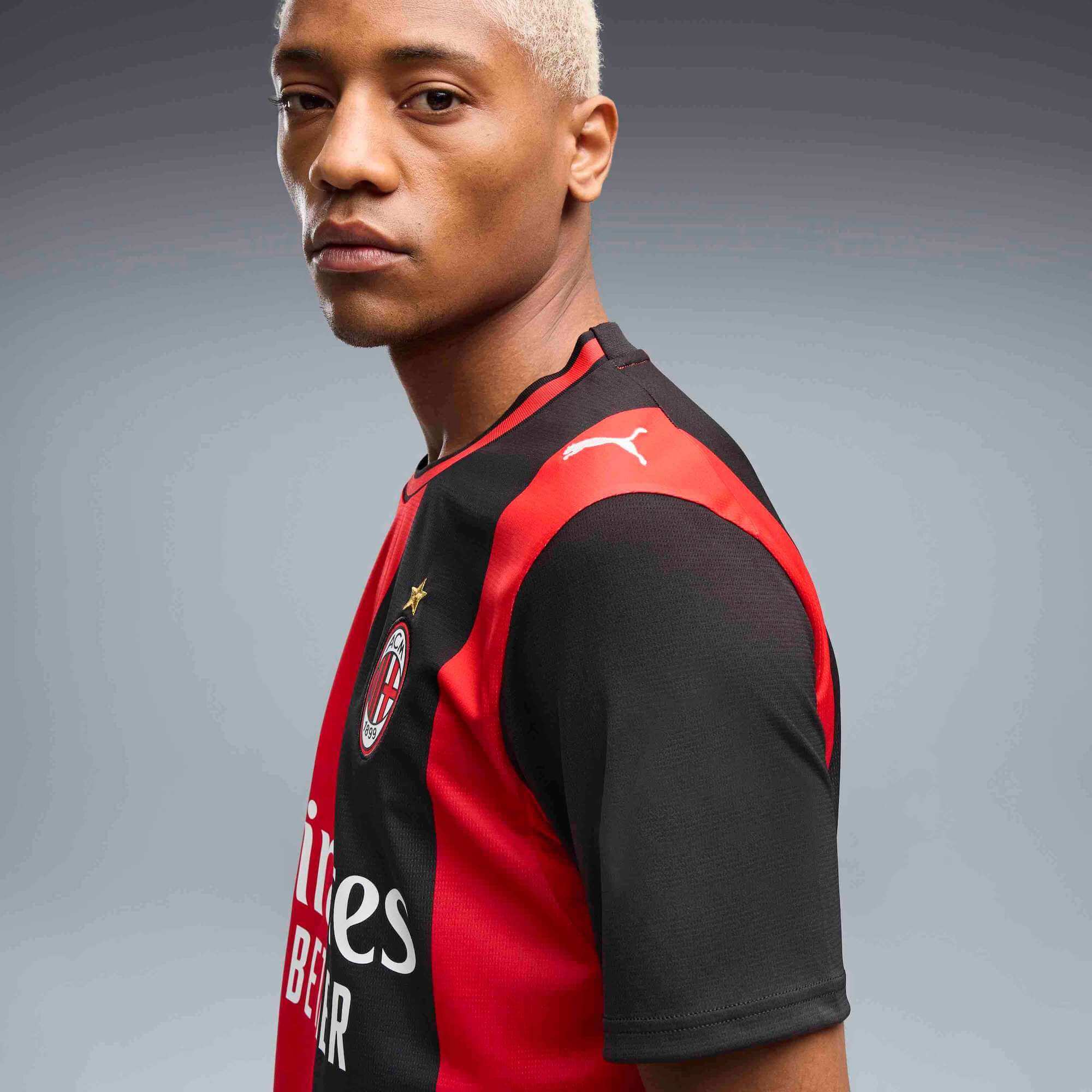 Puma 2026-27 AC Milan Men's Stadium Home Soccer Jersey - Image 5
