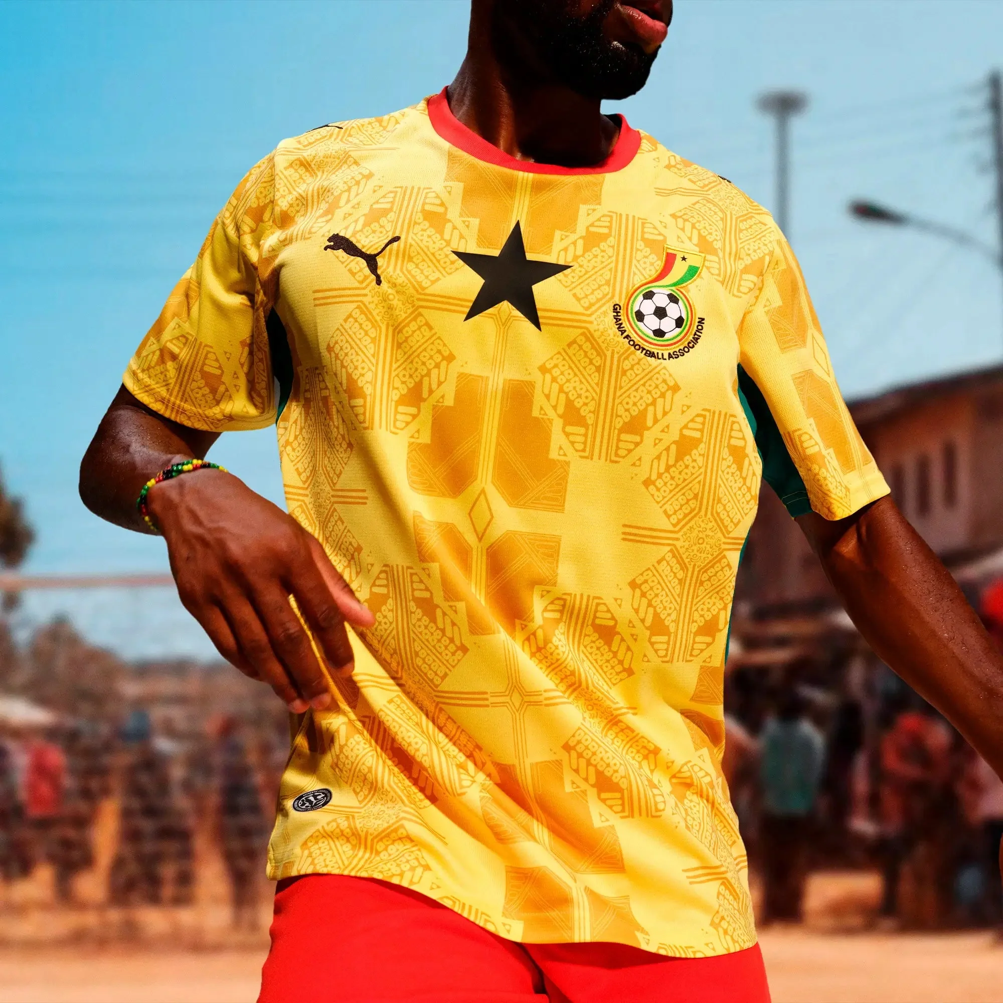 Puma 2026 Ghana Men's Stadium Away Soccer Jersey - Image 7