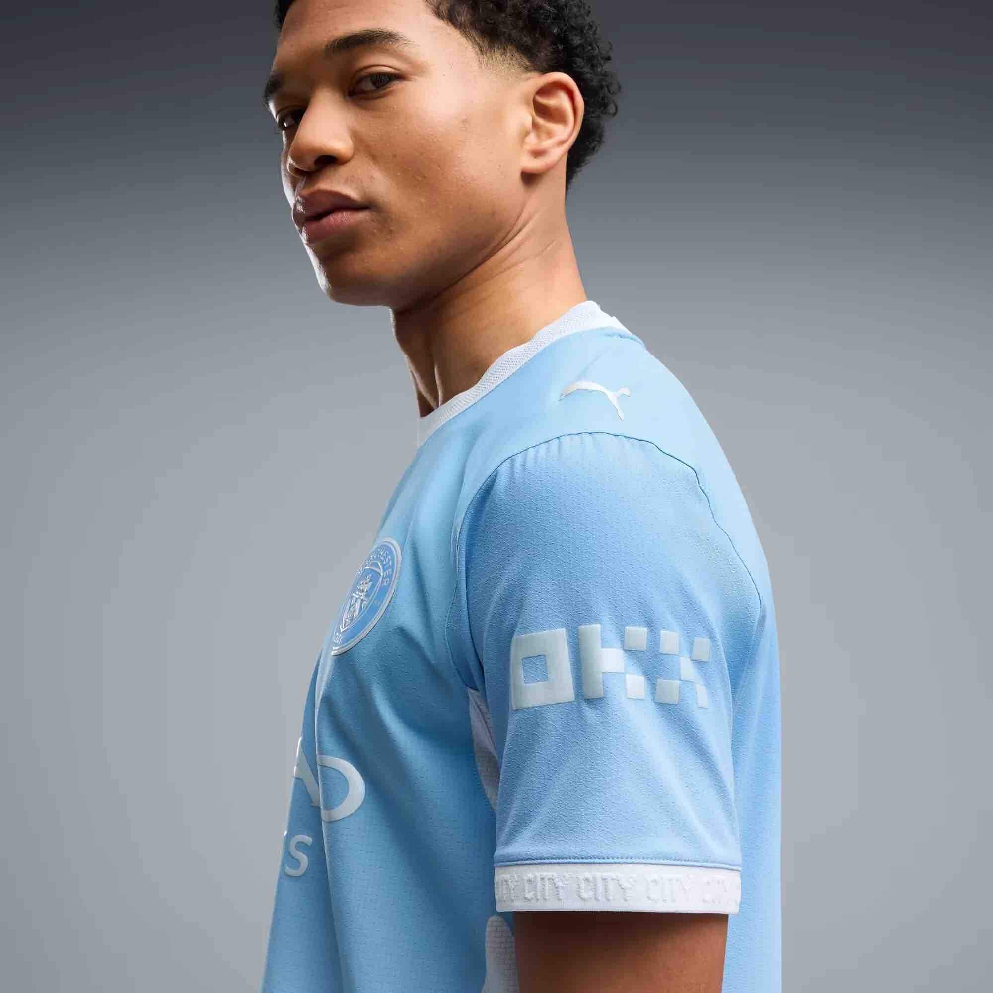 Puma 2026-27 Manchester City Men's Authentic Home Soccer Jersey - Image 5