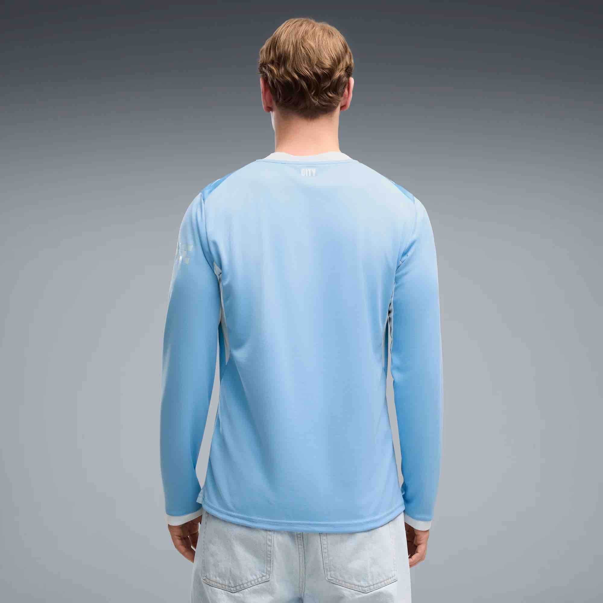 Puma 2026-27 Manchester City Men's Stadium Home Long-Sleeve Soccer Jersey - Image 4