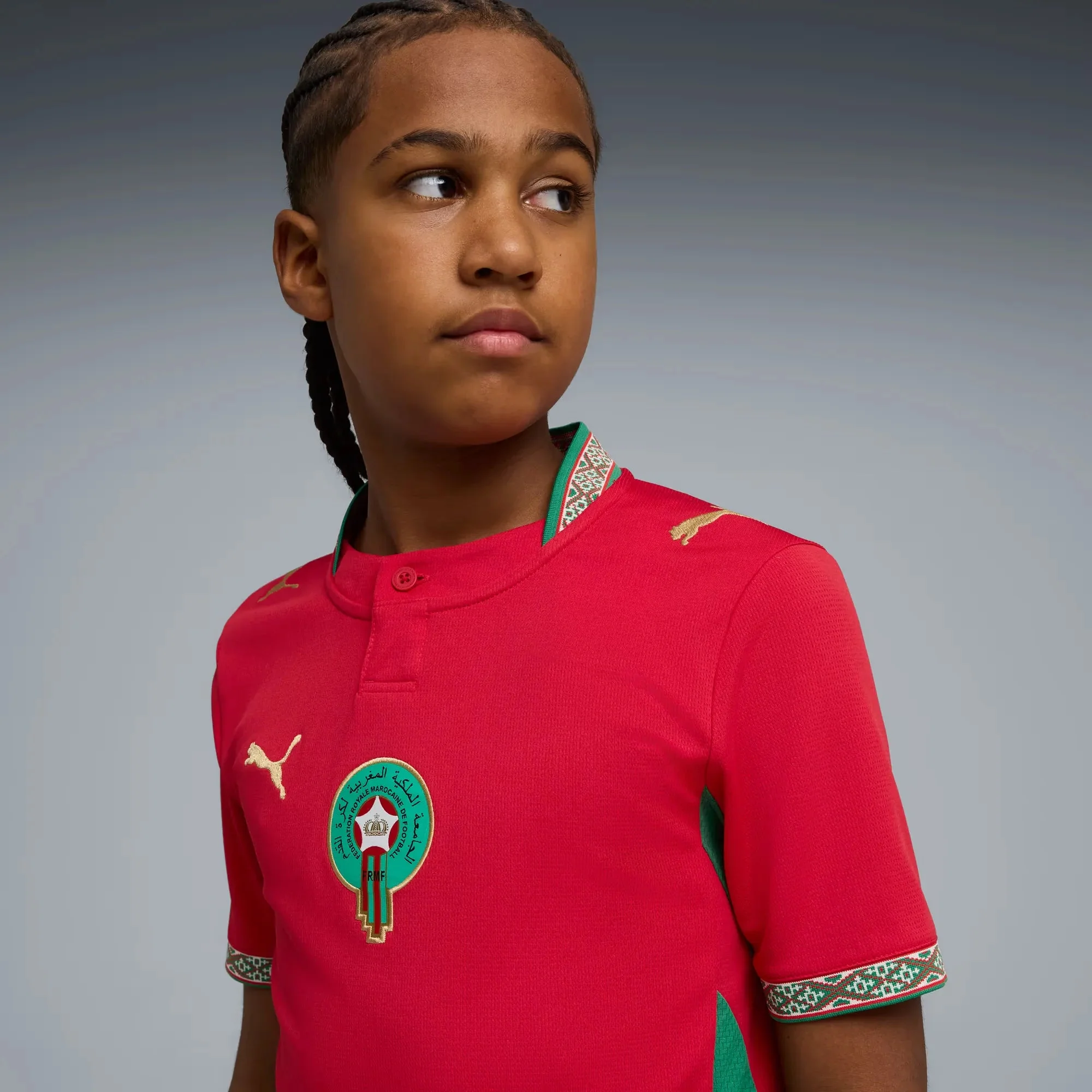 Puma 2026 Morocco Youth Stadium Home Soccer Jersey - Image 5