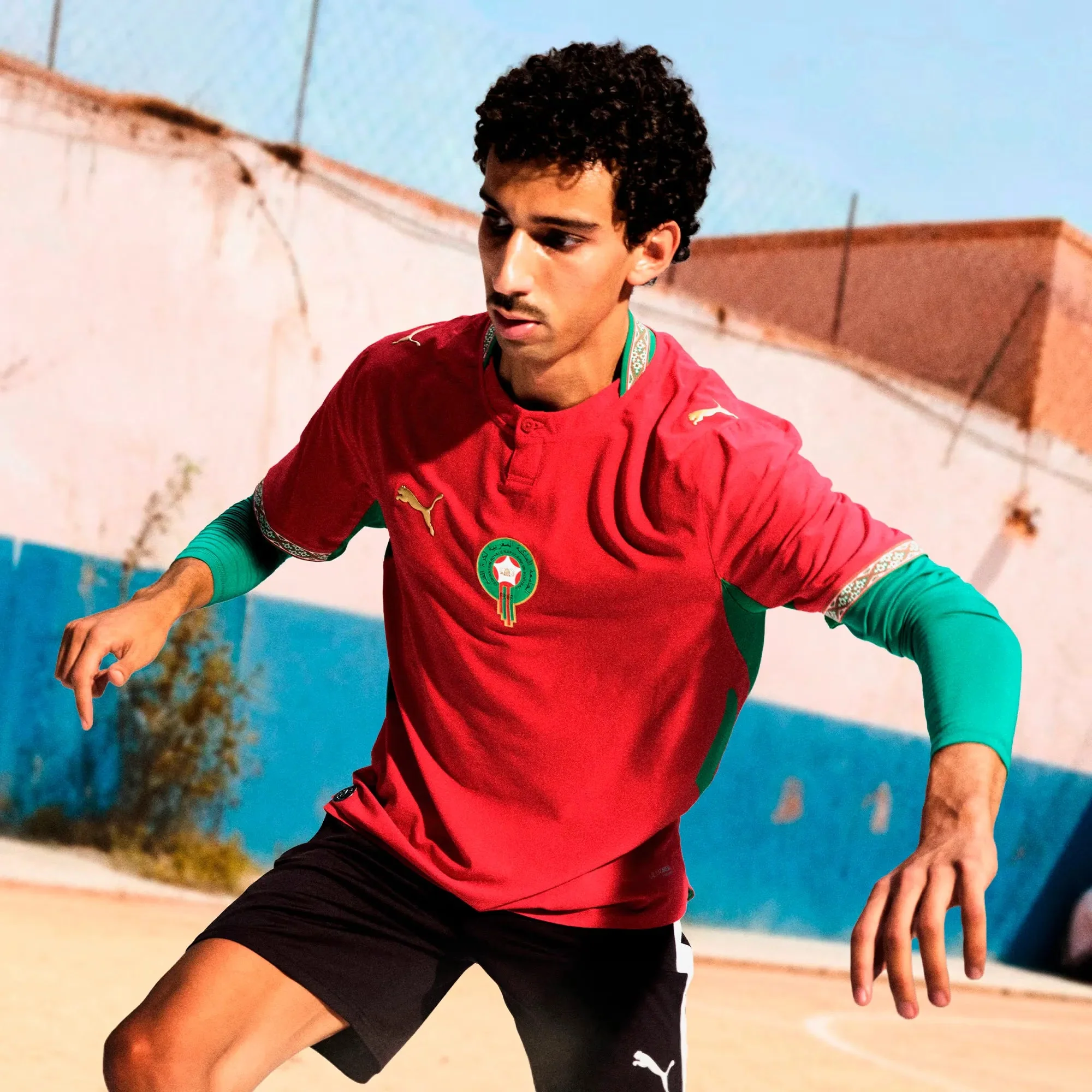 Puma 2026 Morocco Youth Stadium Home Soccer Jersey - Image 6