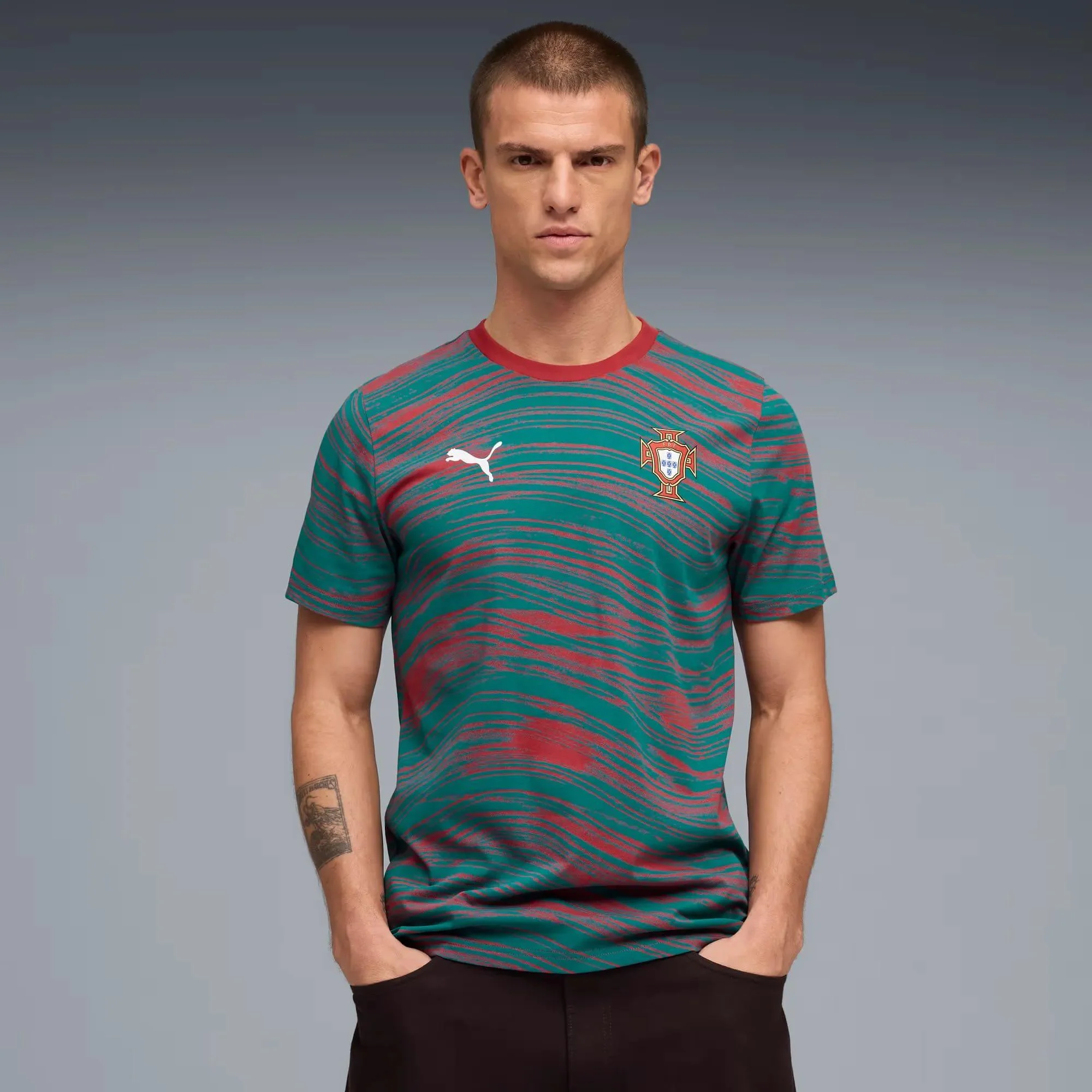 Puma 2026 Portugal Men's FtblCulture AOP Tee - Image 3
