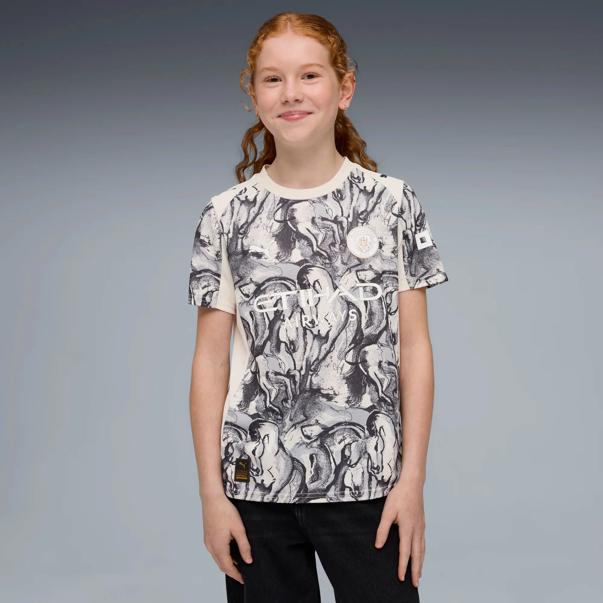 Puma 2026 Manchester City Youth Year of the Horse Stadium Soccer Jersey - Image 3