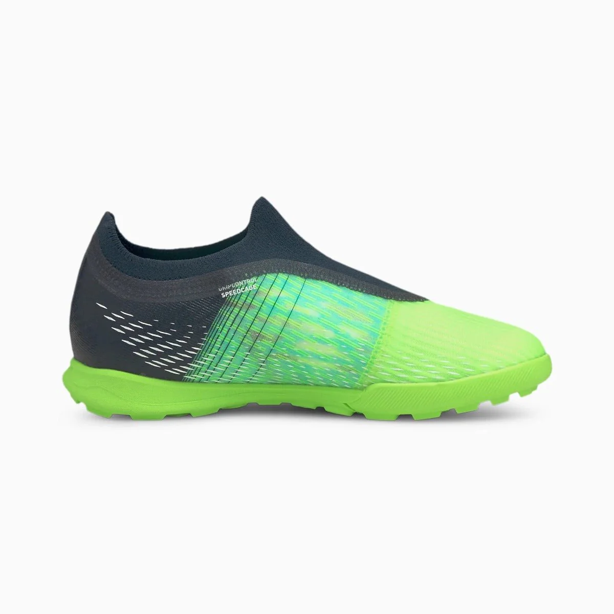 Puma Junior Ultra 3.3 Turf - Green Glare-Aqua - Image 3